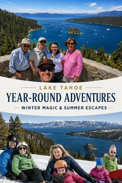 Tour privado familiar en Lago Tahoe durante todo e...
