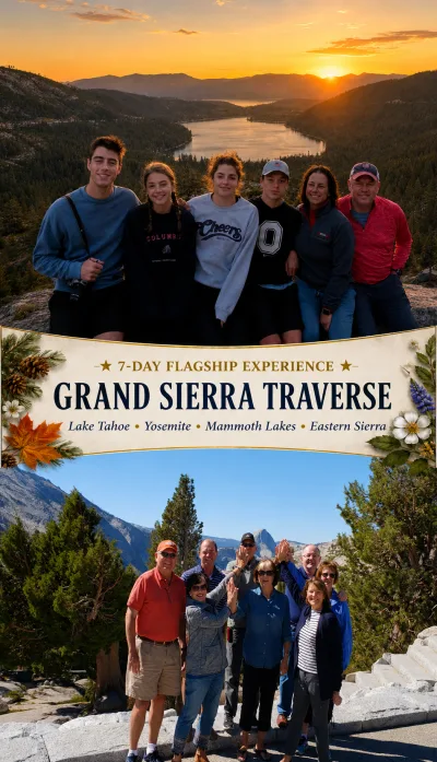 Lake Tahoe, Yosemite, Mammoth Lakes & Eastern Sierra: Grand Sierra Traverse