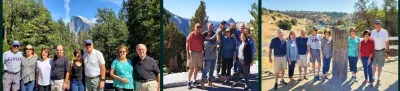 Ron Williams and Gary Davis tour photo